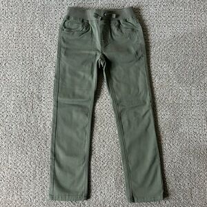 Hanna Andersson Pull-on Classic Twill Pants 6-7 NWOT